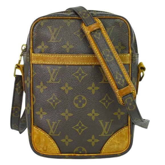 Louis Vuitton Danube M45266 Monogram Canvas Crossbody Bag Brown - Picture 1 of 10